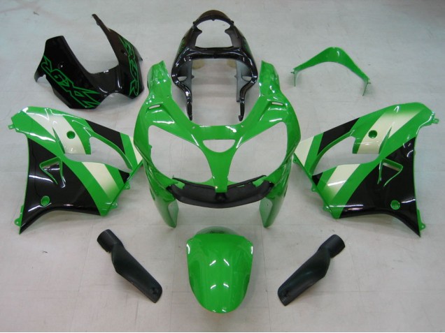 Compra Carenados Moto Kawasaki ZX9R 2000-2001 - Verde Plata Negro