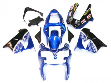 Compra Carenados Moto Kawasaki ZX9R 2000-2001 - Azul Blanco Negro