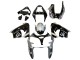 Compra Carenados Moto Kawasaki ZX9R 2002-2003 - Plata Negro Brillante Monstruo Elf