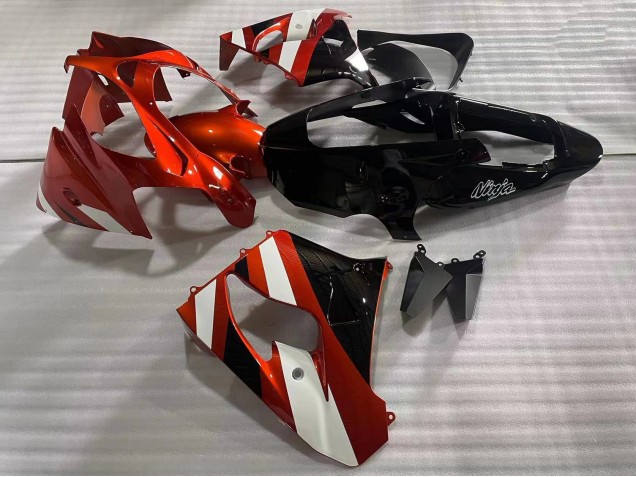 Compra Carenados Moto Kawasaki ZX9R 2002-2003 - Rojo Blanco Negro Brillante