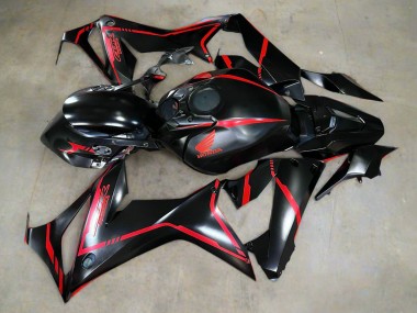 Compra Carenados Moto Honda CBR650R 2019-2020 - Negro Brillante Rojo Raya