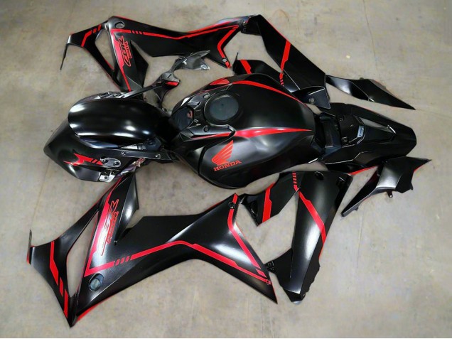 Compra Carenados Moto Honda CBR650R 2019-2020 - Negro Brillante Rojo Raya