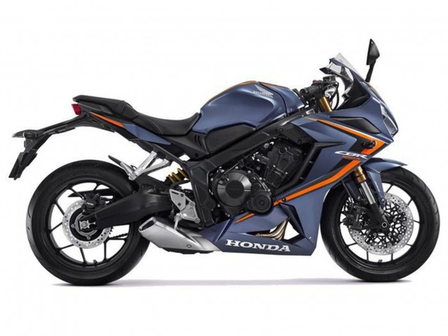 Compra Carenados Moto Honda CBR650R 2021-2023 - Azul Mate Oscuro Naranja Negro