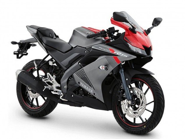 Compra Carenados Moto Yamaha YZF R15 2018-2024 - Gris Mate Rojo