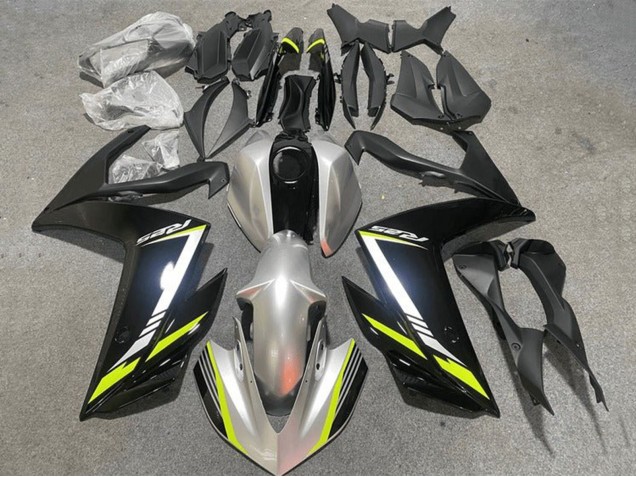 Compra Carenados Moto Yamaha YZF R3/R25 2015-2018 - Plata Amarillo Negro