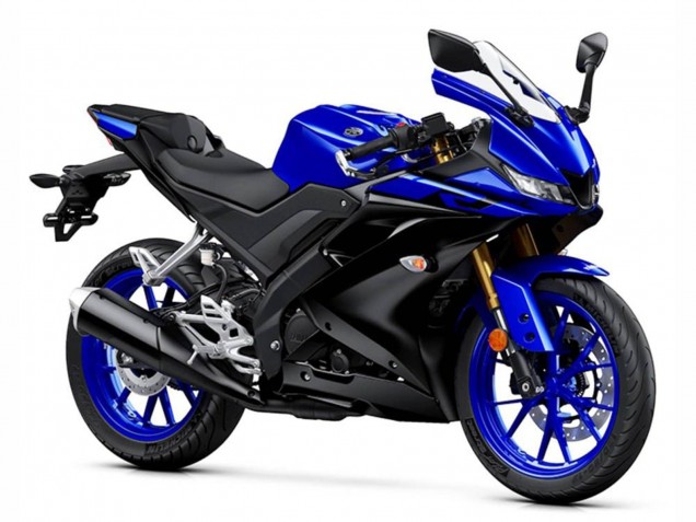 Compra Carenados Moto Yamaha YZF R125 2019-2024 - Azul Negro Mate