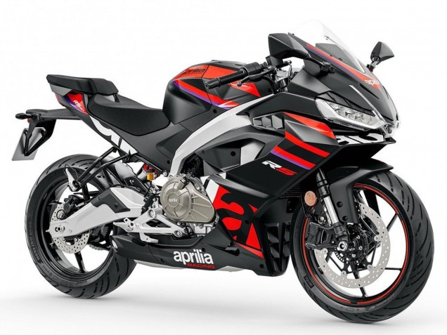 Compra Carenados Moto Aprilia RS457 2024-2025 - Negro Mate Rojo