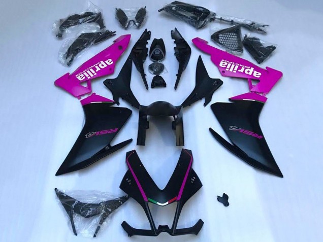 Compra Carenados Moto Aprilia RSV4 1000 2009-2015 - Negro Mate Rosa