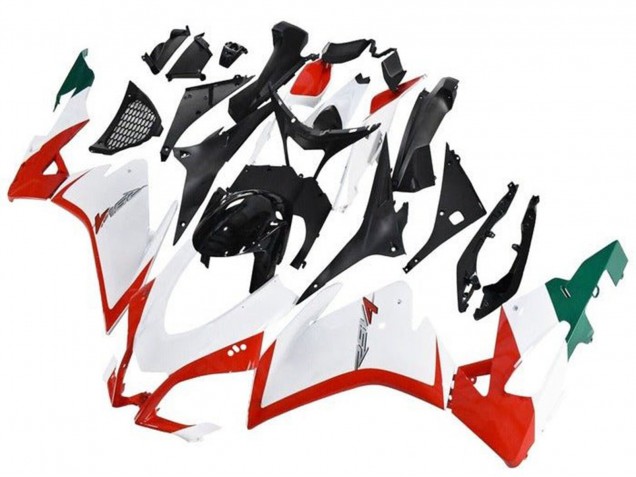 Compra Carenados ABS Aprilia RSV4 1000 2009-2015 - Blanco Rojo Negro Verde