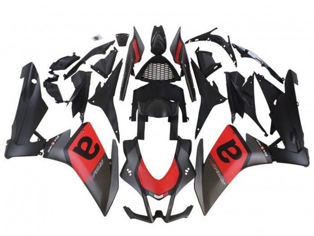 Compra Carenados Moto Aprilia RSV4 1000 2009-2015 - Negro Mate Rojo