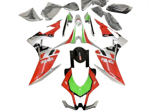 Compra Carenados Moto Aprilia RSV4 1000 2016-2020 - Rojo Plata Negro Verde