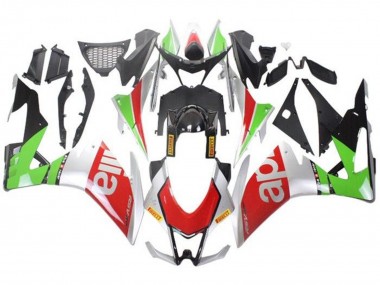 Compra Carenados Moto Aprilia RSV4 1000 2016-2020 - Plata Rojo Negro Verde