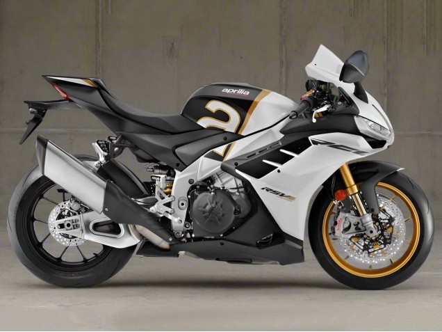 Compra Carenados Moto Aprilia RSV4 1100 2021-2024 - Blanco Negro Oro