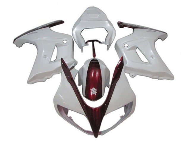 Compra Carenados Moto Suzuki SV650 2003-2013 - Blanco Rojo Caramelo