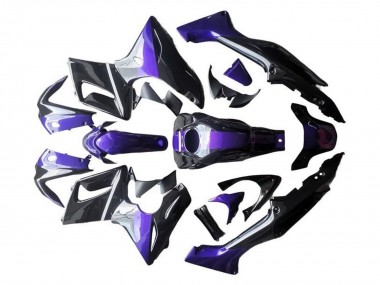 Compra Carenados Moto Honda CBR125R 2002-2006 - Plata Púrpura Negro Brillante