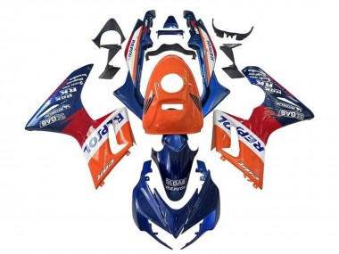 Compra Carenados Moto Honda CBR125R 2002-2006 - Naranja Blanco Rojo Azul Repsol