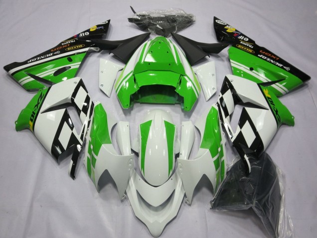 Compra Carenados Moto Kawasaki ZX10R 2004-2005 - Blanco Verde