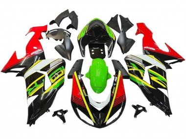 Compra Carenados Moto Kawasaki ZX10R 2006-2007 - Rojo Verde Amarillo Negro