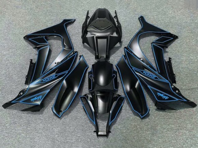 Compra Carenados Moto Kawasaki ZX10R 2011-2015 - Negro Mate Azul