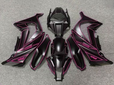 Compra Carenados Moto Kawasaki ZX10R 2011-2015 - Negro Mate Púrpura