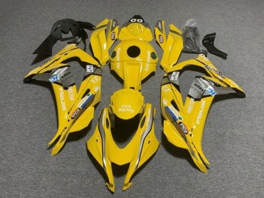 Compra Carenados Moto Kawasaki ZX10R 2016-2020 - Amarillo Azul Blanco Trick Star EVA Racing