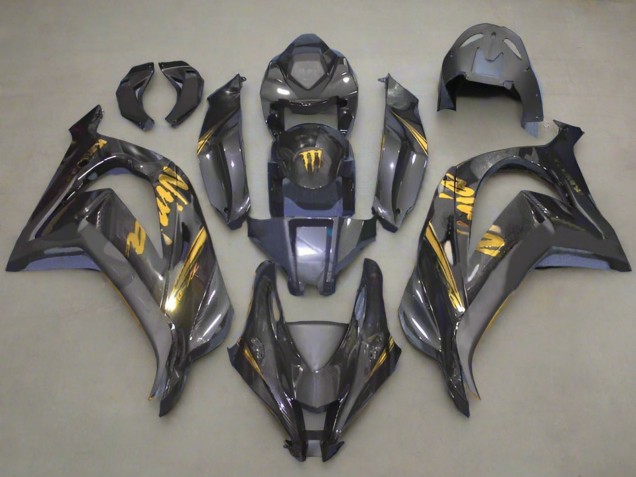 Compra Carenados Moto Kawasaki ZX10R 2016-2020 - Falso FibraCarbono Oro
