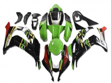 Compra Carenados Moto Kawasaki ZX10R 2016-2020 - Verde Rojo Amarillo Negro