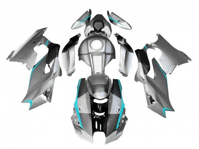 Compra Carenados Moto Kawasaki ZX10R 2021-2025 - Plata Gris Negro Azul