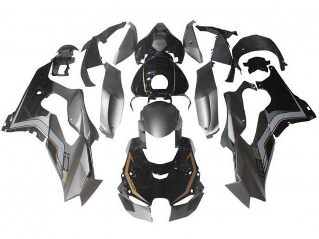 Compra Carenados Moto Kawasaki ZX10R 2021-2025 - Gris Negro Brillante Oro