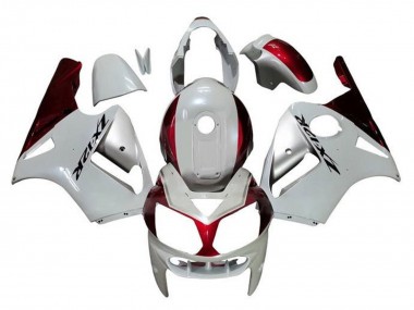 Compra Carenados Moto Kawasaki ZX12R 2000-2001 - Blanco Plata Rojo Negro