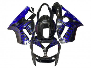 Compra Carenados Moto Kawasaki ZX12R 2002-2006 - Negro Brillante Azul Llama