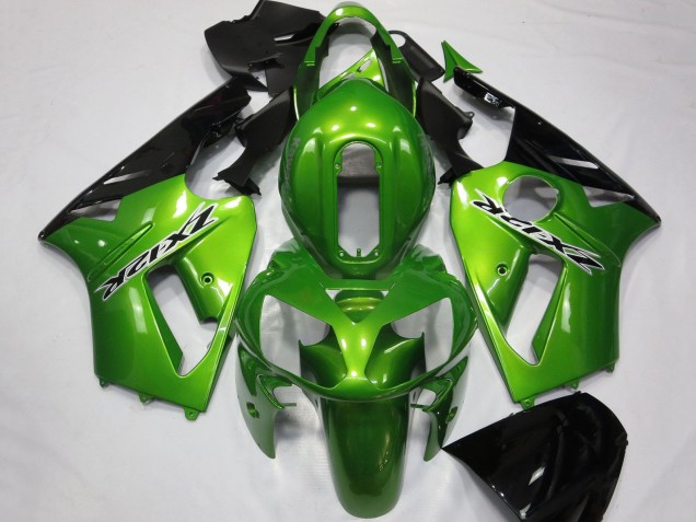 Compra Carenados Moto Kawasaki ZX12R 2002-2006 - Verde Negro Brillante