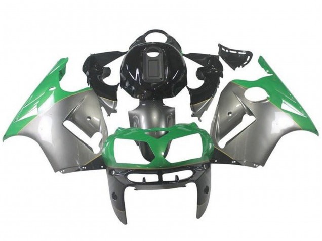 Compra Carenados Moto Kawasaki ZX12R 2002-2006 - Plata Verde Negro