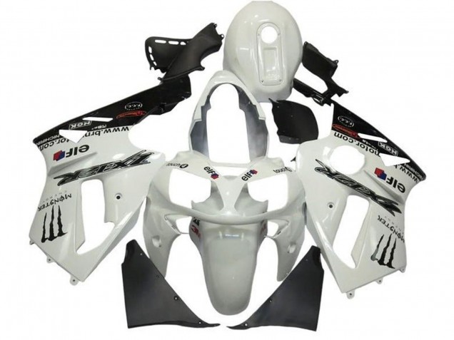 Compra Carenados Moto Kawasaki ZX12R 2002-2006 - Blanco Perla Negro Elf Monstruo