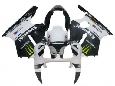 Compra Carenados Moto Kawasaki ZX12R 2002-2006 - Blanco Negro Amarillo Monstruo