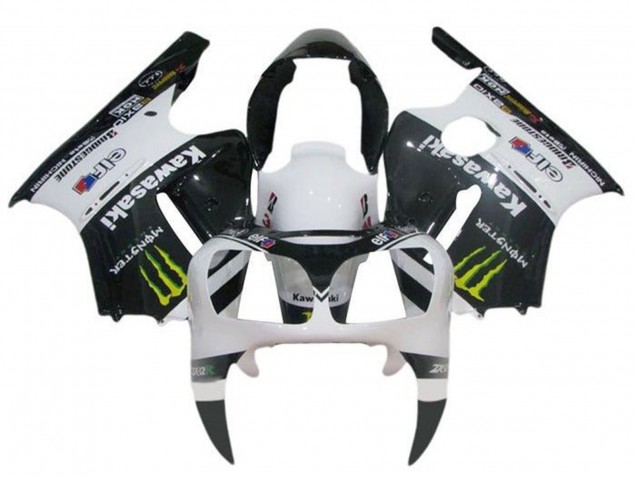 Compra Carenados Moto Kawasaki ZX12R 2002-2006 - Blanco Negro Amarillo Monstruo