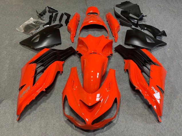 Compra Carenados Moto Kawasaki ZX14R ZZR1400 2006-2011 - Rojo Negro Mate