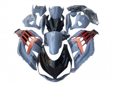 Compra Carenados Moto Kawasaki ZX14R ZZR1400 2012-2024 - Azul Claro Naranja Negro