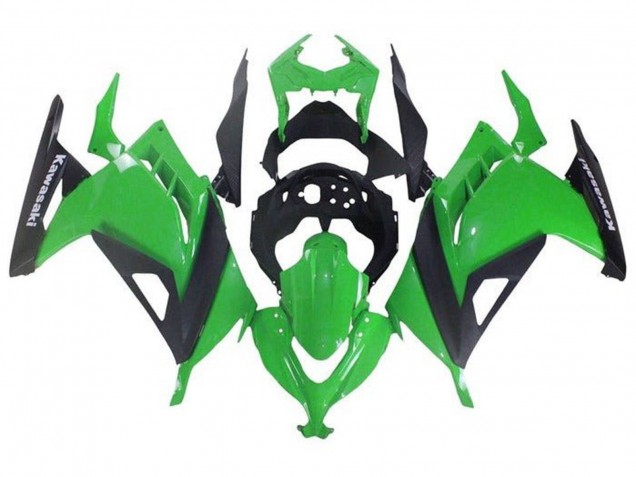 Compra Carenados Moto Kawasaki EX300 2013-2024 - Verde Negro