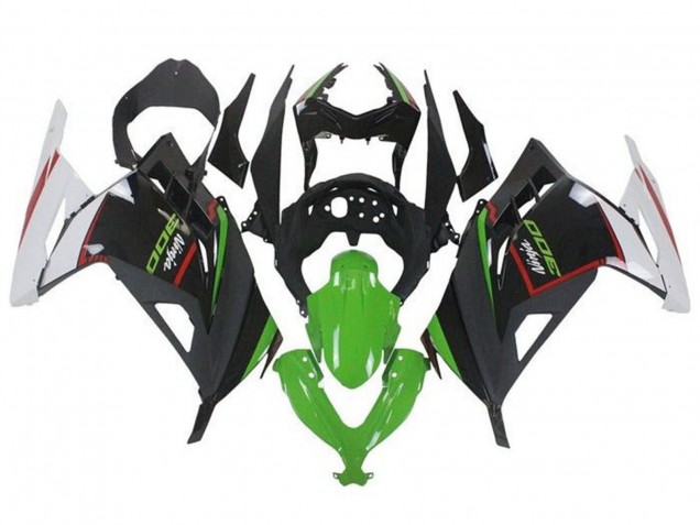 Compra Carenados Moto Kawasaki EX300 2013-2024 - Blanco Rojo Verde Negro