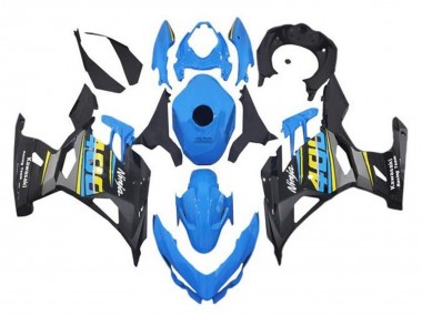 Compra Carenados Moto Kawasaki Ninja 400 2018-2024 - Azul Negro Amarillo Gris