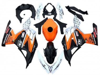 Compra Carenados Moto Kawasaki Ninja 400 2018-2024 - Naranja Blanco Negro