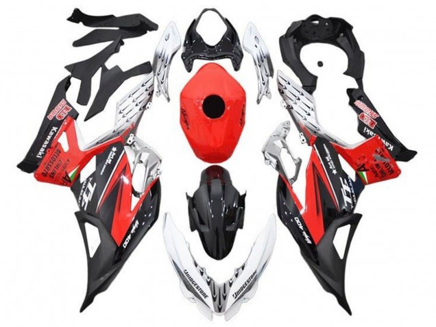 Compra Carenados Moto Kawasaki Ninja 400 2018-2024 - Blanco Rojo Negro
