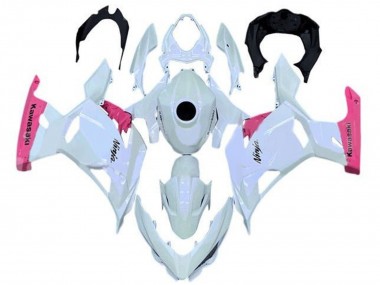 Compra Carenados Moto Kawasaki Ninja 400 2018-2024 - Blanco Perla Rosa