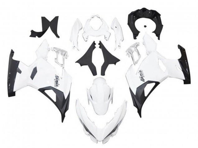 Compra Carenados Moto Kawasaki Ninja 400 2018-2024 - Blanco Negro
