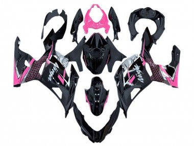 Compra Carenado Moto Kawasaki Ninja 400 2018-2024 - Negro Brillante Rosa Blanco