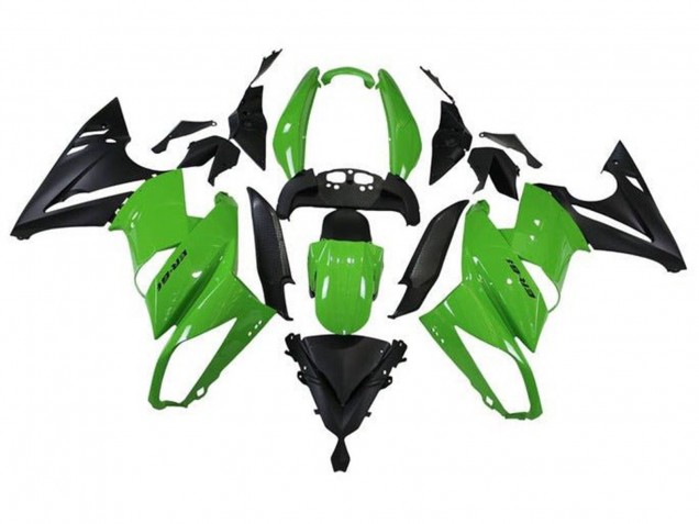 Compra Carenados Moto Kawasaki Ninja 650 EX650 2009-2011 - Verde Negro Mate