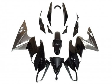 Compra Carenados Moto Kawasaki Ninja 650 EX650 2009-2011 - Negro Brillante Plata