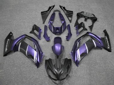 Compra Carenados Moto Kawasaki Ninja 650 EX650 2012-2016 - Púrpura Plata Negro Mate