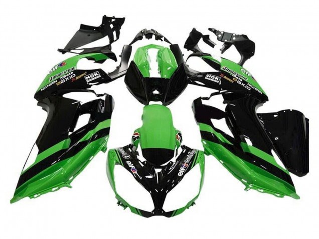 Compra Carenados Moto Kawasaki Ninja 650 EX650 2012-2016 - Verde Negro Raya